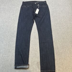 NWT Outerknown SEA Jeans Mens 29x32 Indigo Selvedge Button Fly Slim Fit Denim